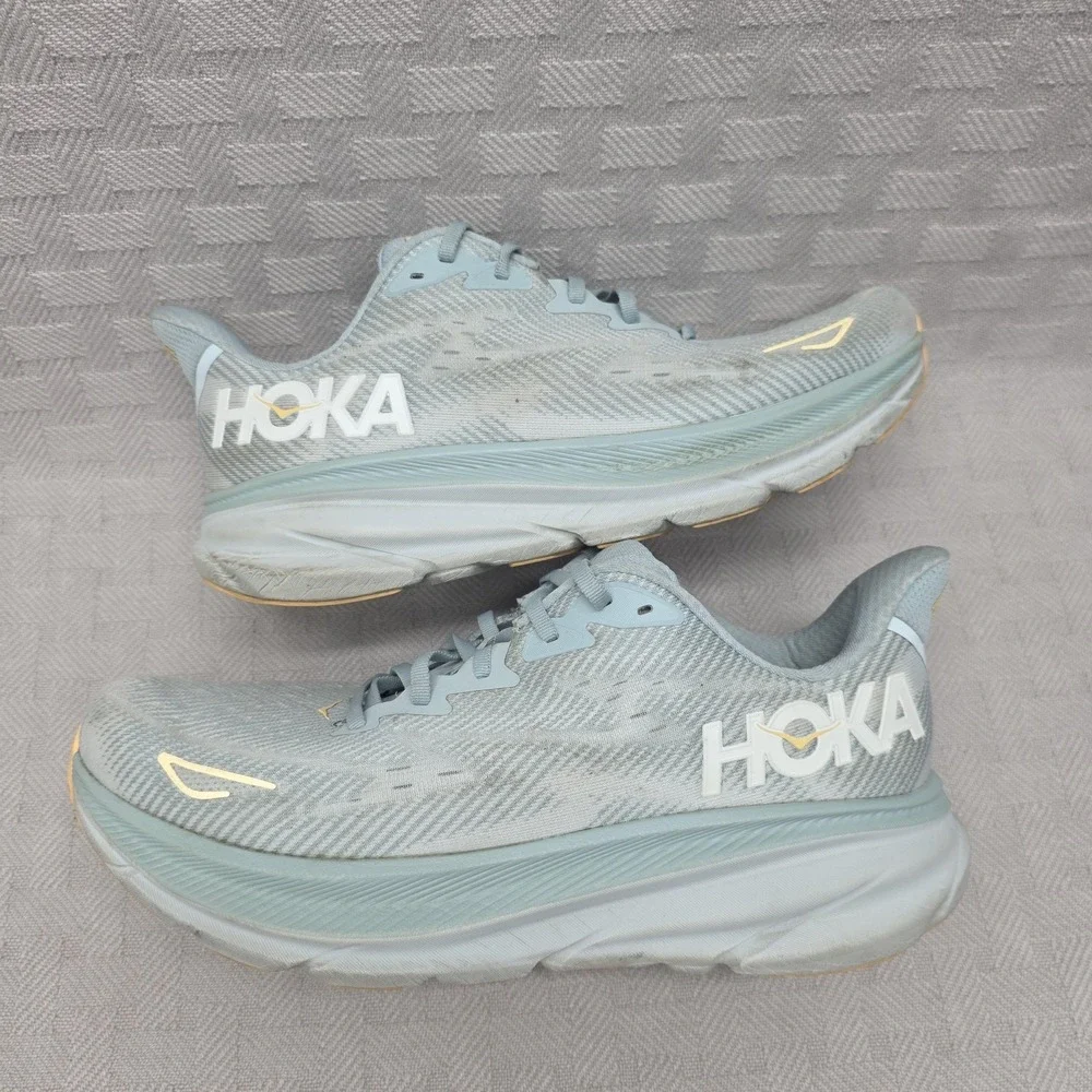 Hoka One One Clifton 9 Mens Size 10 Cloud Blue Running Shoe 1127895